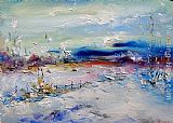 Ioan Popei Winter Landscape 03 painting